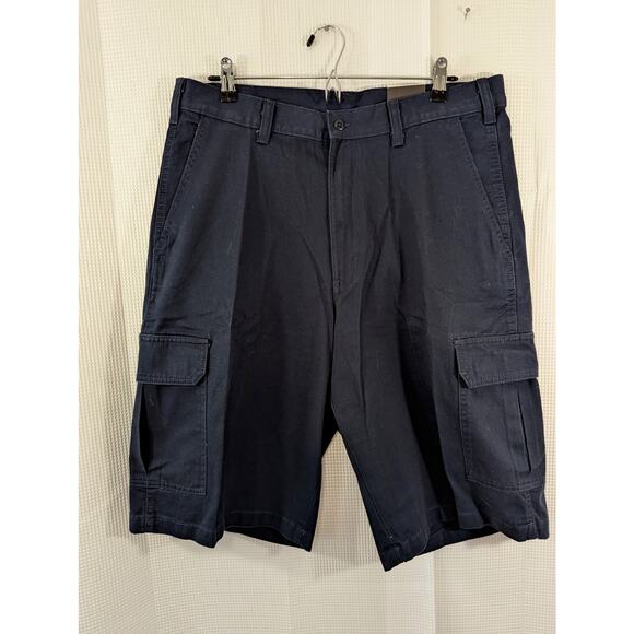 NWT! DICKIES! NAVY BLUE CARGO SHORTS, LOOSE FIT, CLASSIC WORK SHORTS! SZ 34 - Picture 4 of 9
